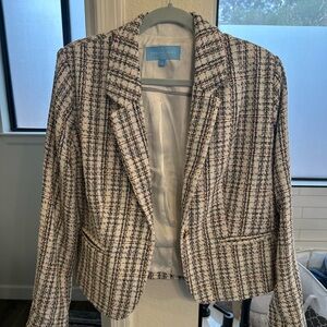Draper James Size L neutral blazer